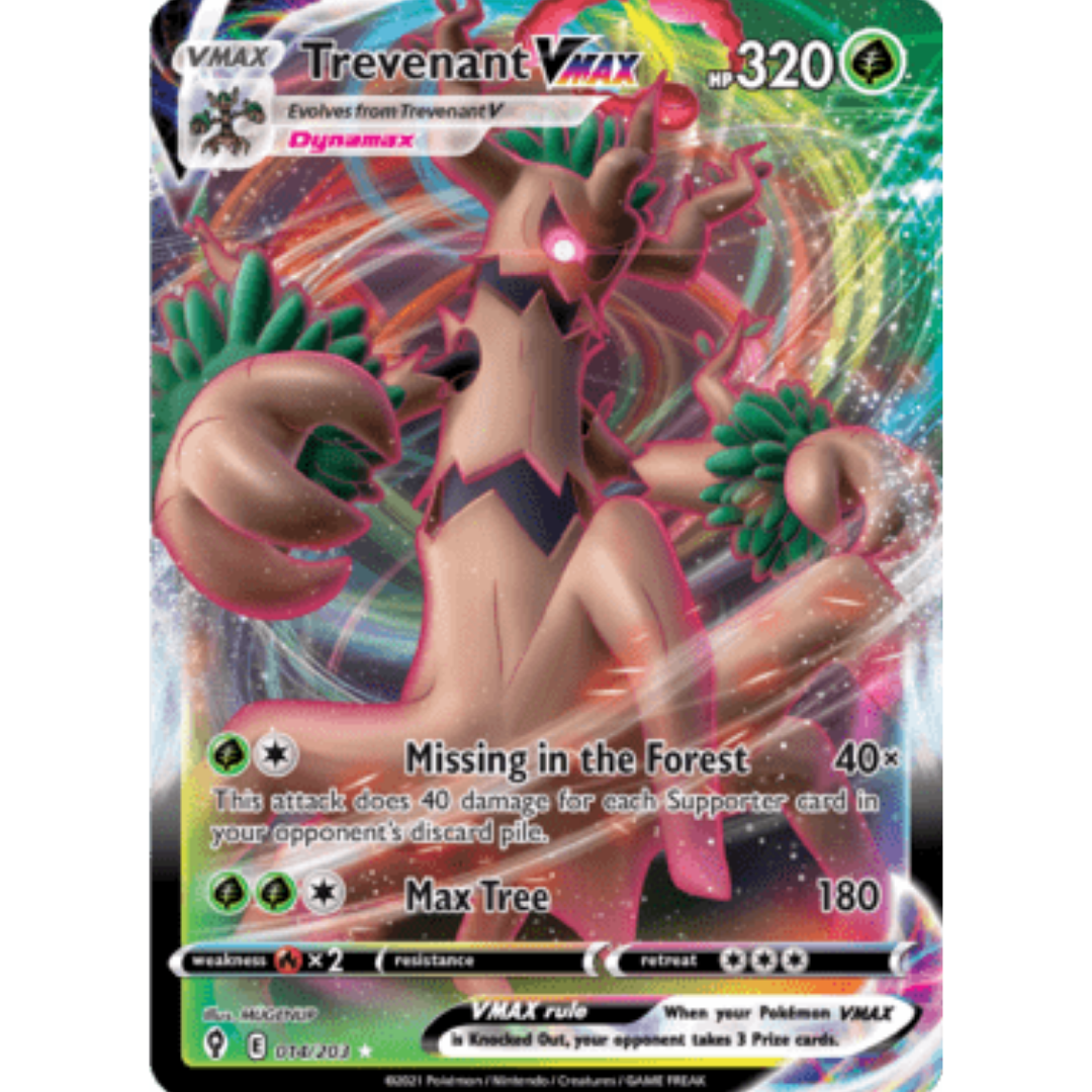 Trevenant VMAX 014 - Holofoil SWSH07 Evolving Skies - Ultra Rare