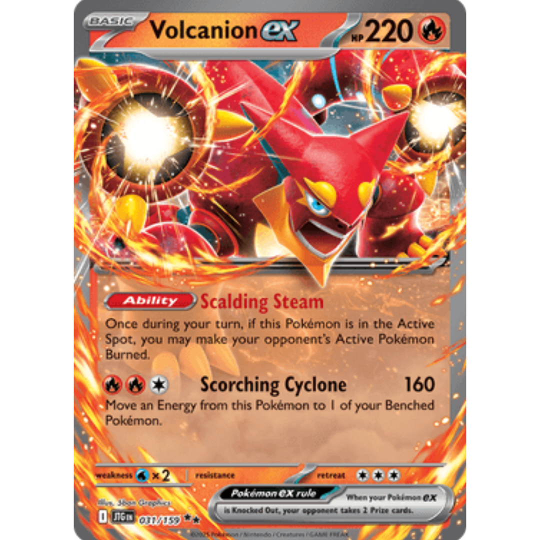 Volcanion ex 031/159 - Holofoil SV09 Journey Together - Double Rare
