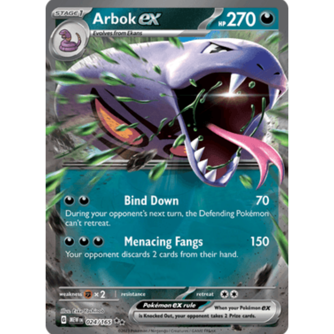 Arbok ex 024/165 - Holofoil SV Scarlet & Violet 151 - Double Rare
