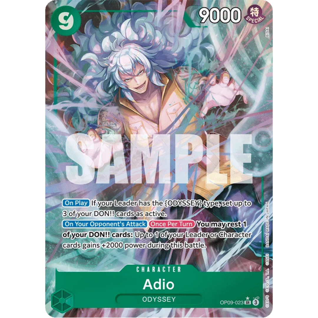 Adio (Parallel) (OP09-023) - Emperors in the New World Foil