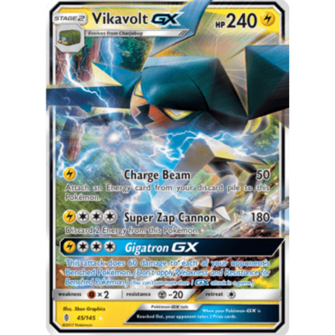 Vikavolt GX 045 - Holofoil SM Guardians Rising - Ultra Rare