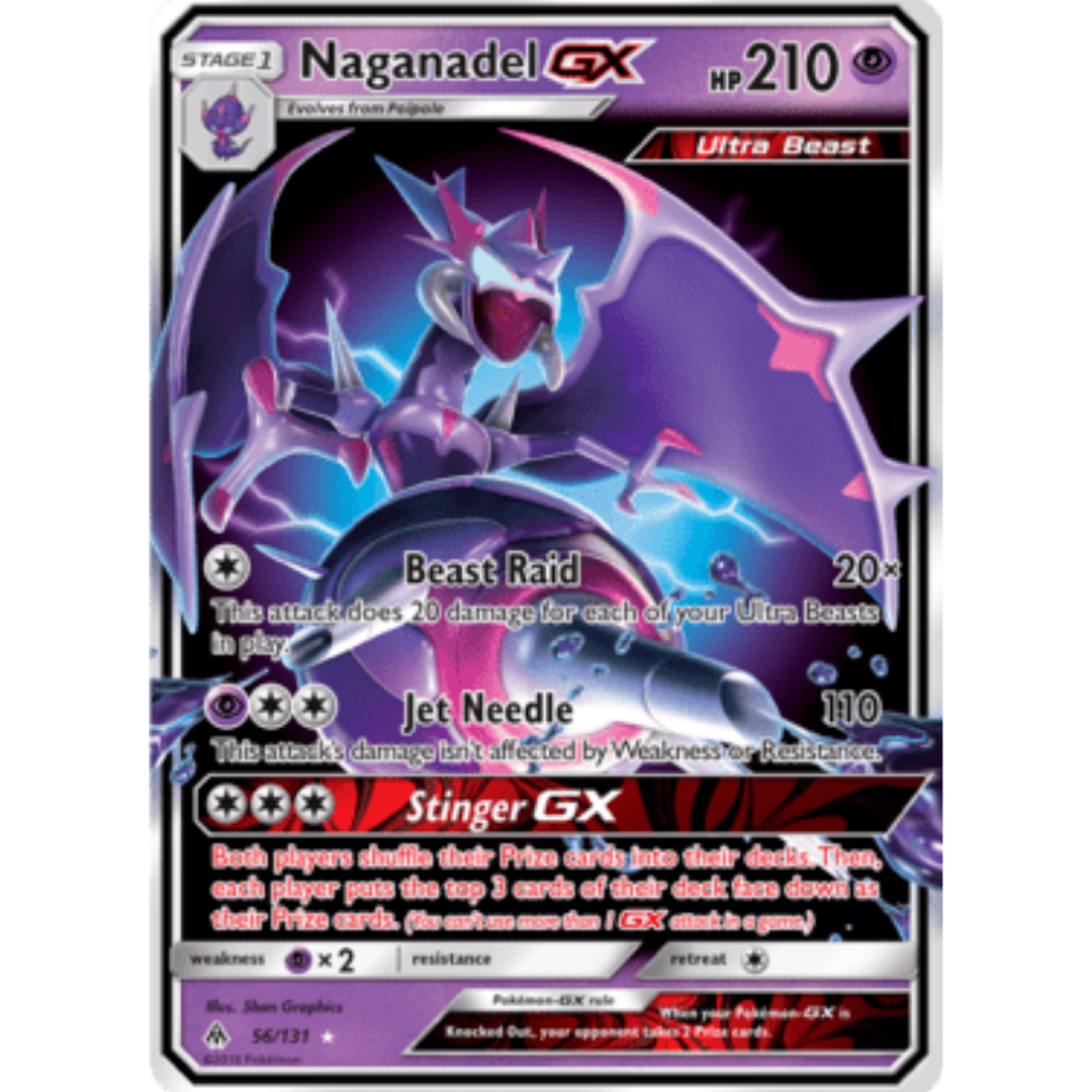 Naganadel GX 056 - Holofoil SM Forbidden Light - Ultra Rare