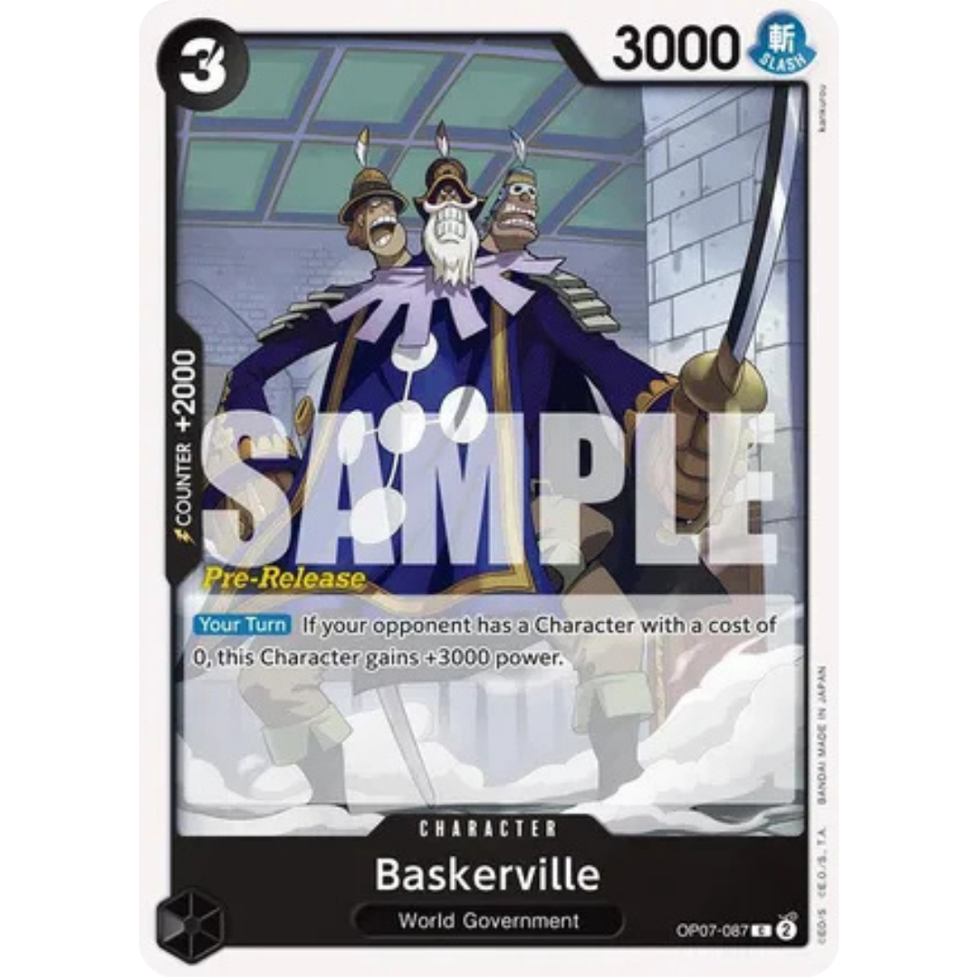 Baskerville (OP07-087) - 500 Years in the Future Pre-Release Cards