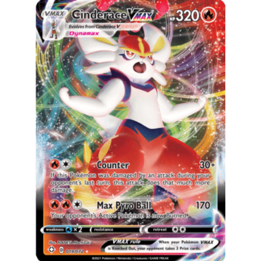 Cinderace VMAX 019 - Holofoil Shining Fates - Ultra Rare