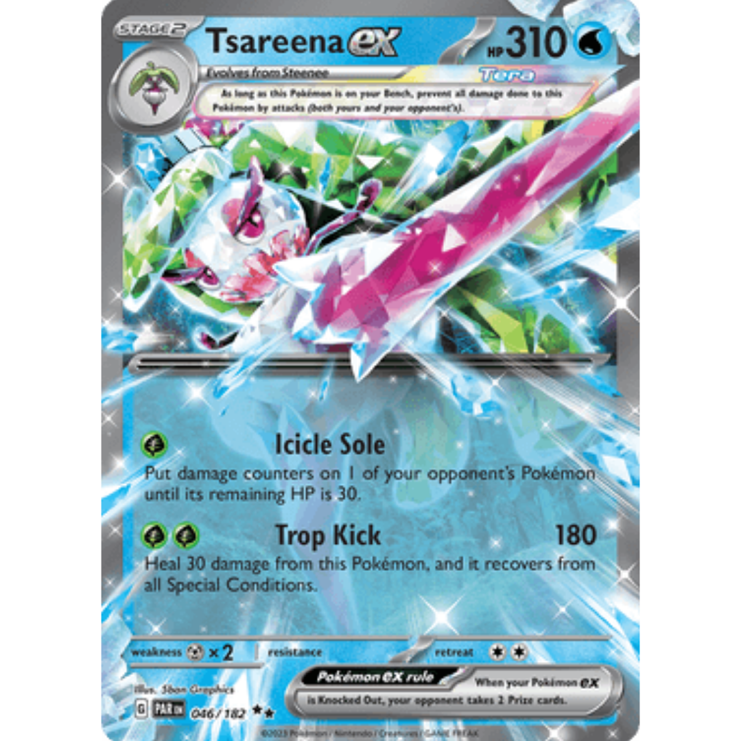 Tsareena ex 046/182 - Holofoil SV04 Paradox Rift - Double Rare
