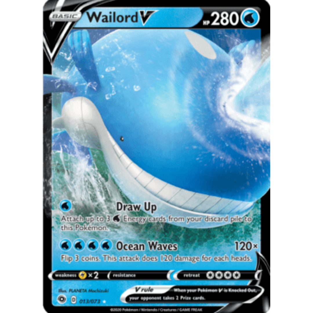 Wailord V 013 - Holofoil Champions Path - Ultra Rare