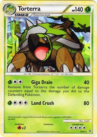 Torterra - 10/95 (Cracked Ice Holo)/95 - Holofoil League & Championship Cards - Promo