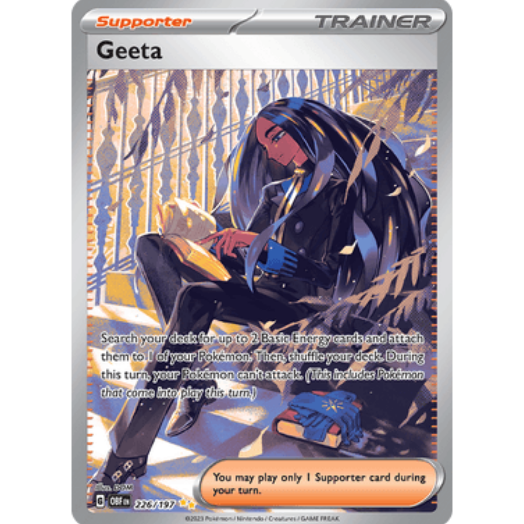 Geeta 226/197 - Holofoil SV03 Obsidian Flames - Special Illustration Rare