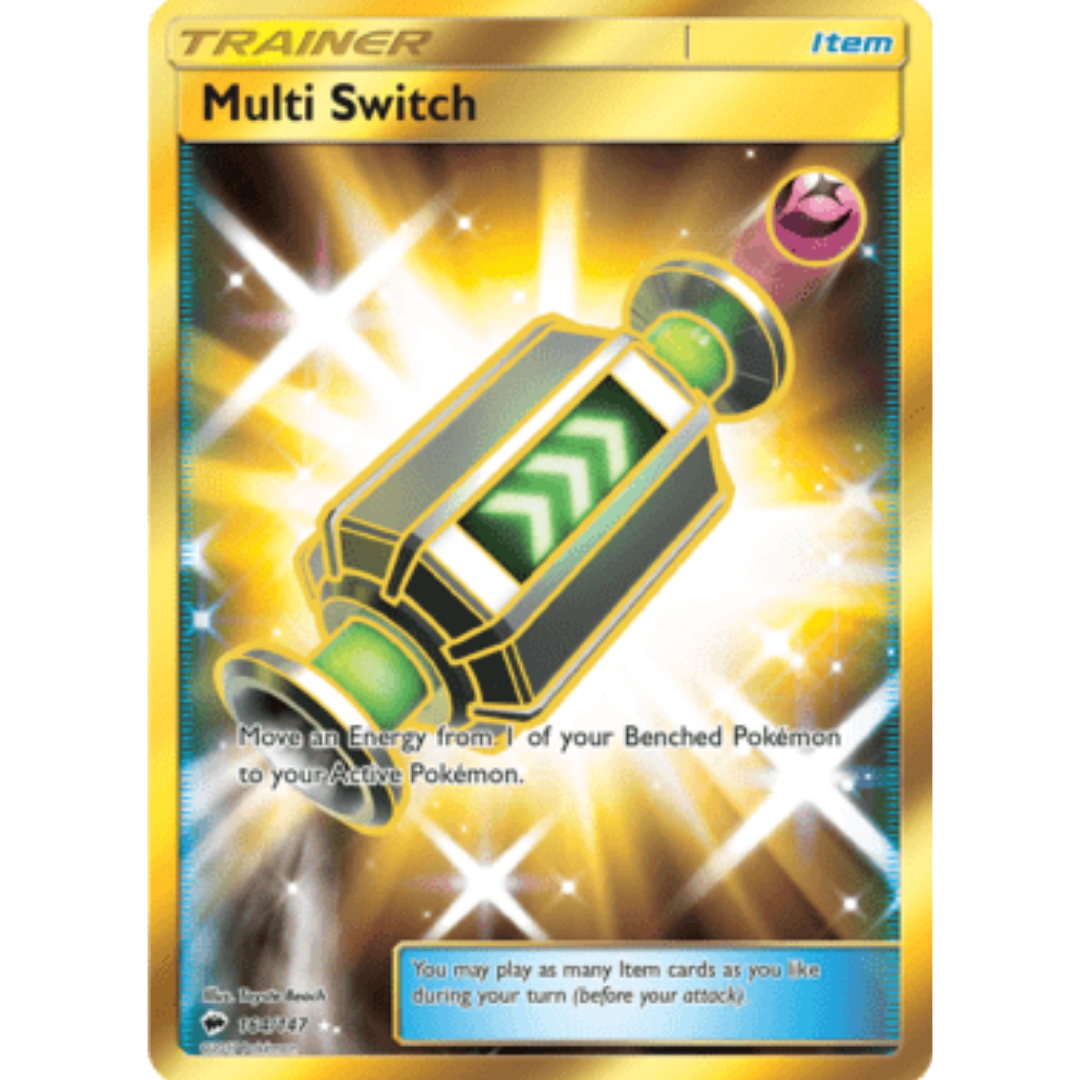 Multi Switch (Secret) 164 - Holofoil SM Burning Shadows - Secret Rare