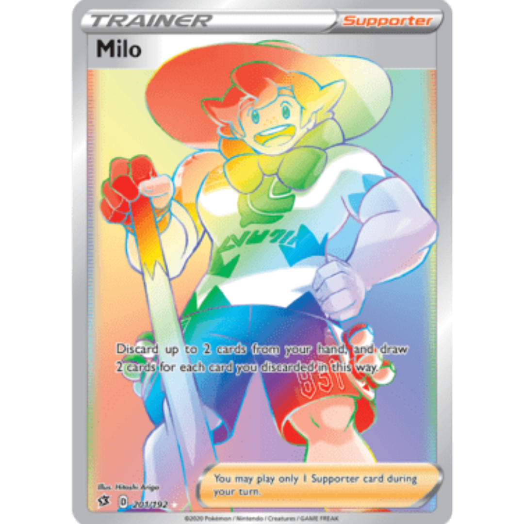 Milo (Secret) 201 - Holofoil SWSH02 Rebel Clash - Secret Rare
