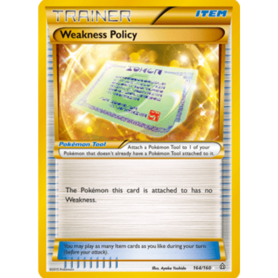 Weakness Policy (164 Secret Rare) 164 - Holofoil XY Primal Clash - Secret Rare