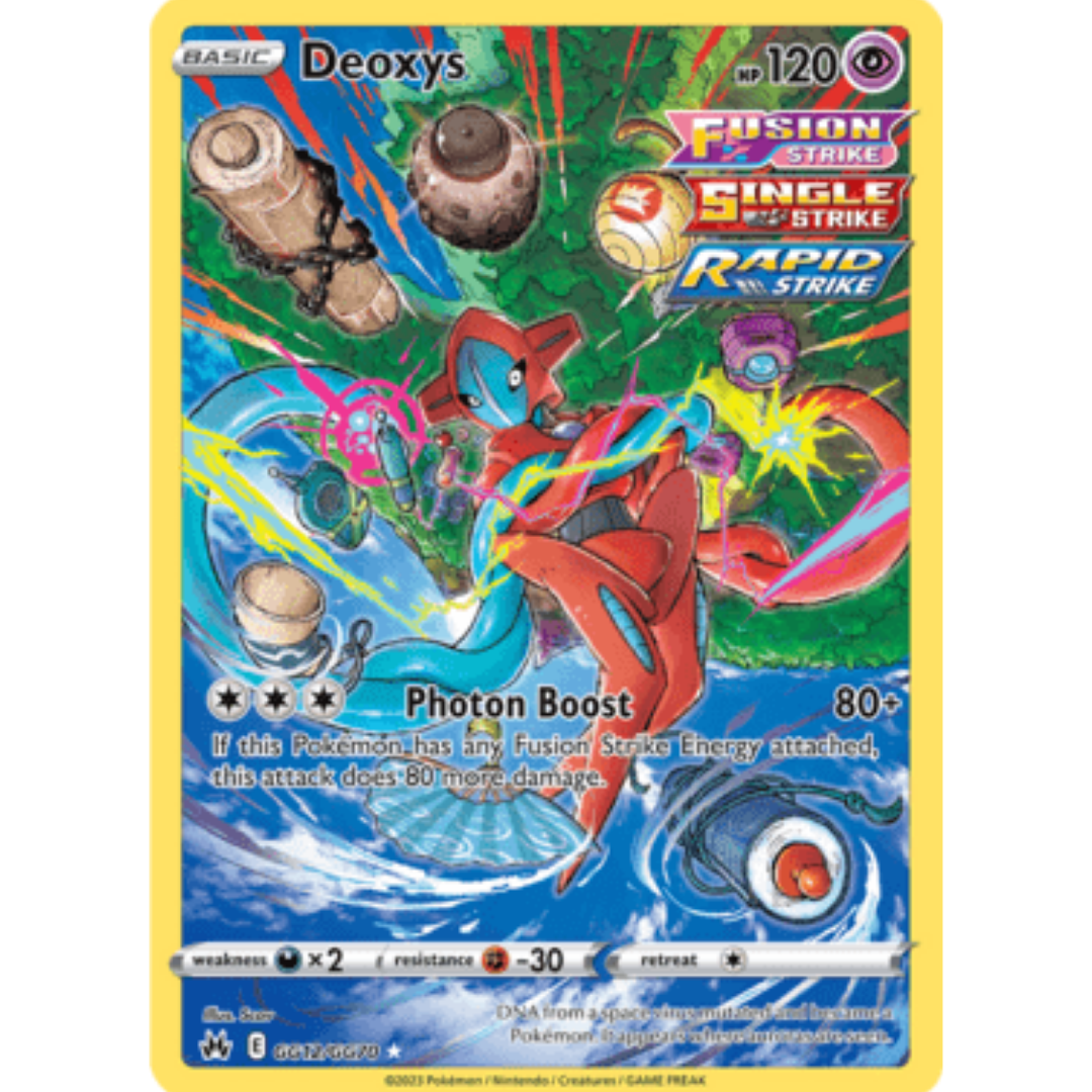 Deoxys GG12 - Holofoil SWSH Crown Zenith Galarian Gallery - Ultra Rare