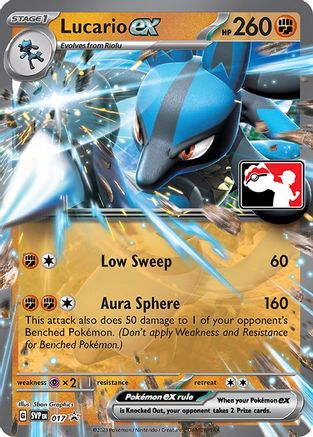 Lucario ex - Holofoil Prize Pack Series Cards - Promo