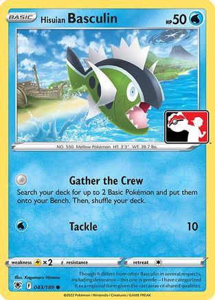 Hisuian Basculin - Holofoil Prize Pack Series Cards - Common