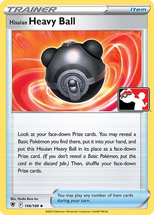 Hisuian Heavy Ball 146 Prize Pack Series Cards - Uncommon