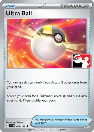 Ultra Ball 196/198 - Holofoil Prize Pack Series Cards - Uncommon