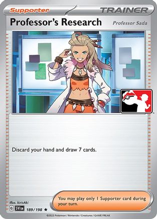 Professor's Research 189/198 - Holofoil Prize Pack Series Cards - Rare