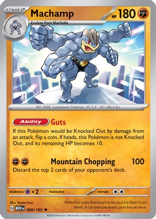 Machamp 068 - Holofoil SV Scarlet & Violet 151 - Rare