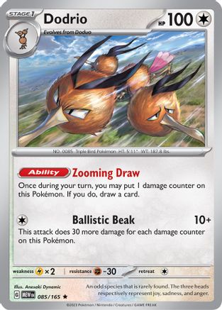 Dodrio 085 - Holofoil SV Scarlet & Violet 151 - Rare