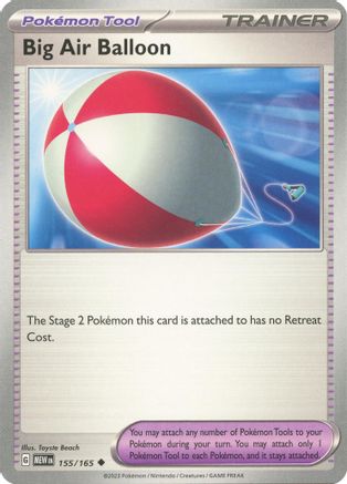 Big Air Balloon 155 - Reverse Holofoil SV Scarlet & Violet 151 - Uncommon