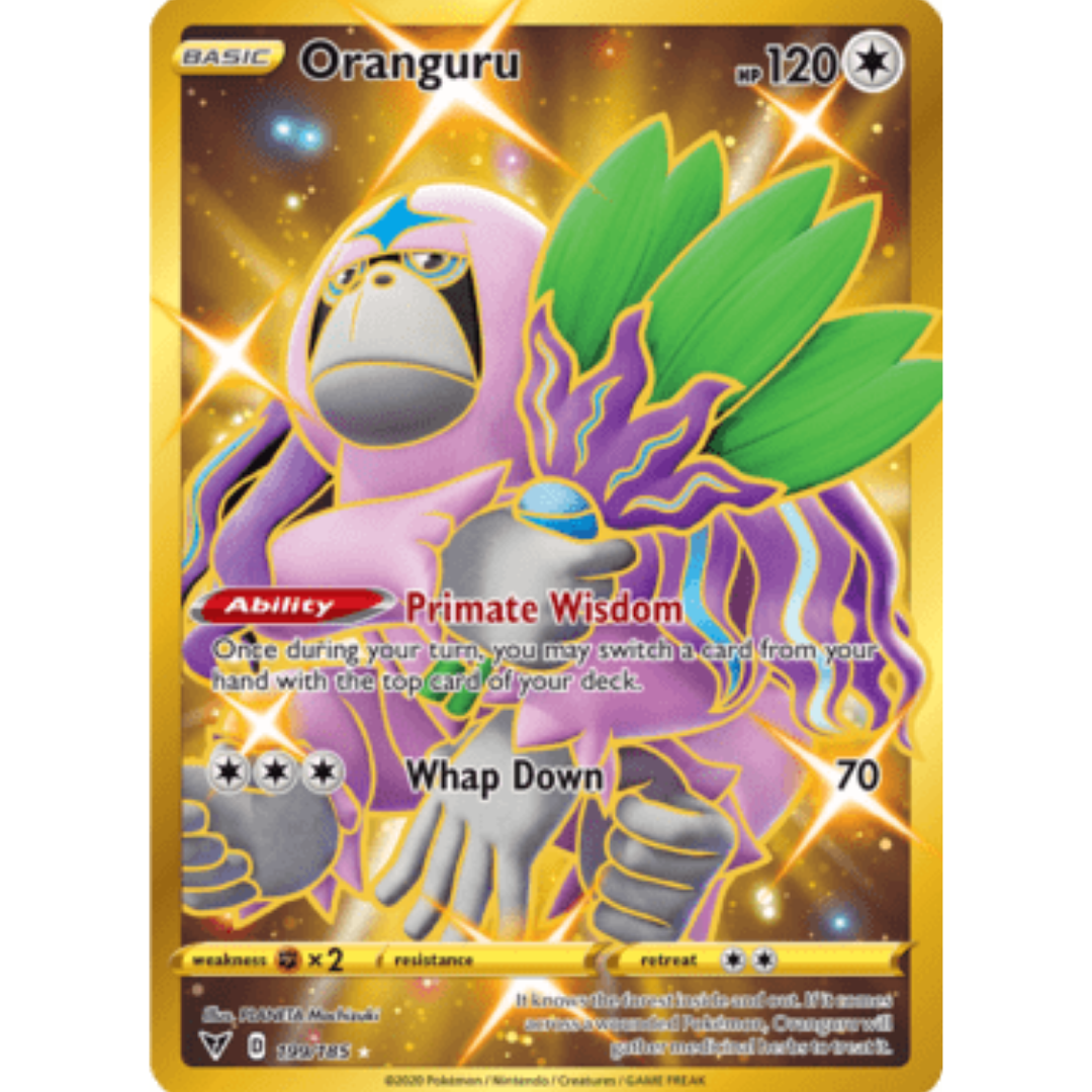 Oranguru (Secret) 199 - Holofoil SWSH04 Vivid Voltage - Secret Rare