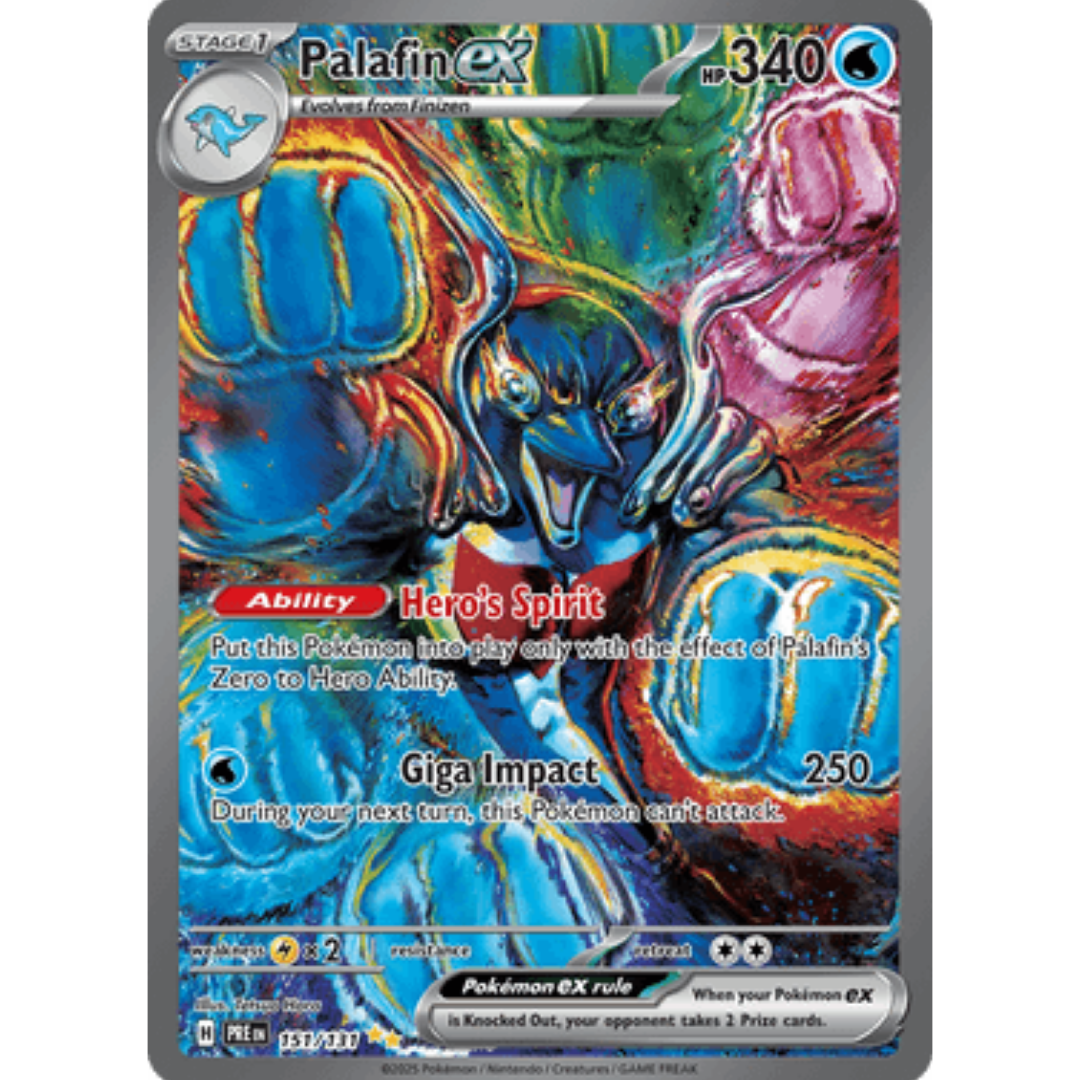 Palafin ex 151/131 - Holofoil SV Prismatic Evolutions - Special Illustration Rare
