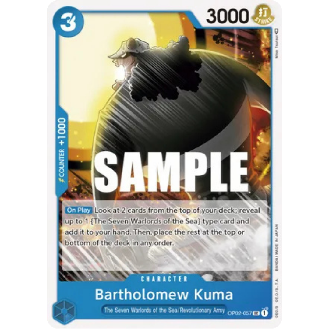 Bartholomew Kuma (OP02-057) - Paramount War