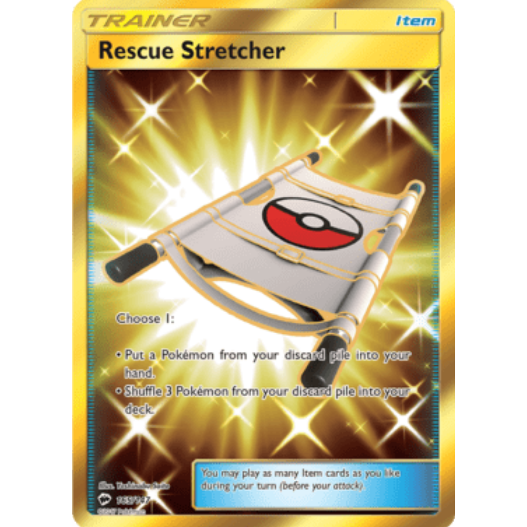 Rescue Stretcher (Secret) 165/147 - Holofoil SM Burning Shadows - Secret Rare