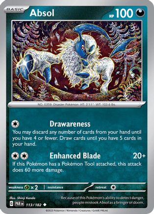 Absol 113 SV04 Paradox Rift - Uncommon