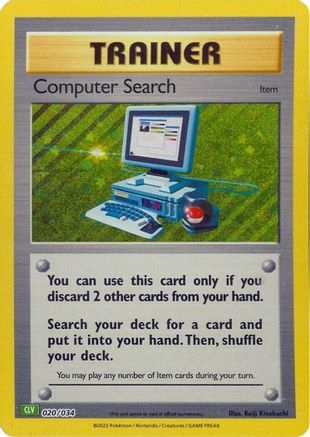 Computer Search (CLV) 020 - Holofoil Trading Card Game Classic - Classic Collection