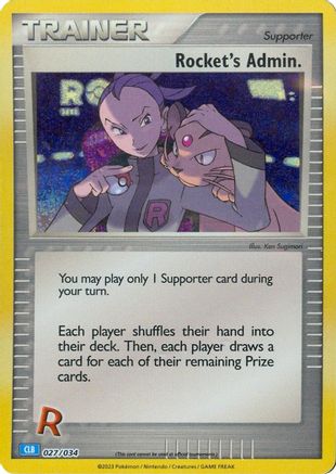 Rocket's Admin. (CLB) 027 - Holofoil Trading Card Game Classic - Classic Collection