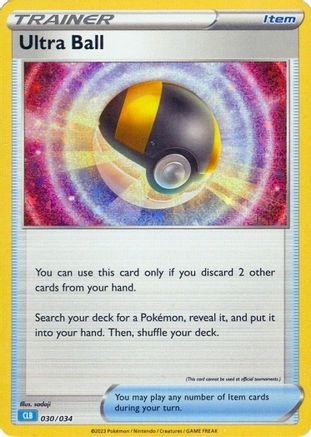 Ultra Ball (CLB) 030 - Holofoil Trading Card Game Classic - Classic Collection