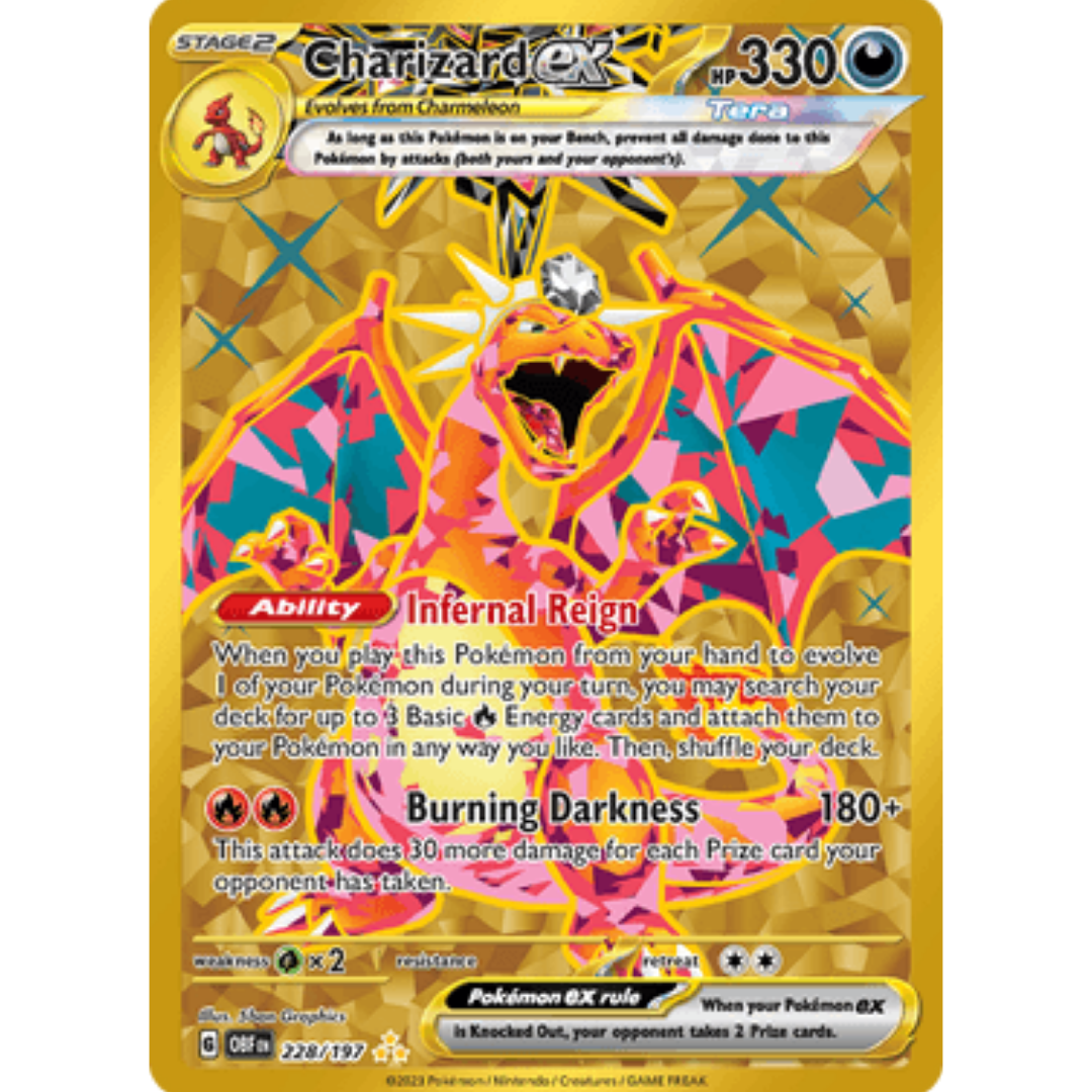 Charizard ex 228/197 - Holofoil SV03 Obsidian Flames - Hyper Rare