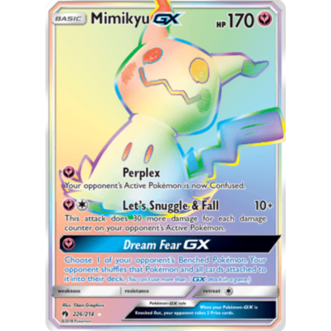 Mimikyu GX (Secret) - Holofoil SM Lost Thunder - Secret Rare