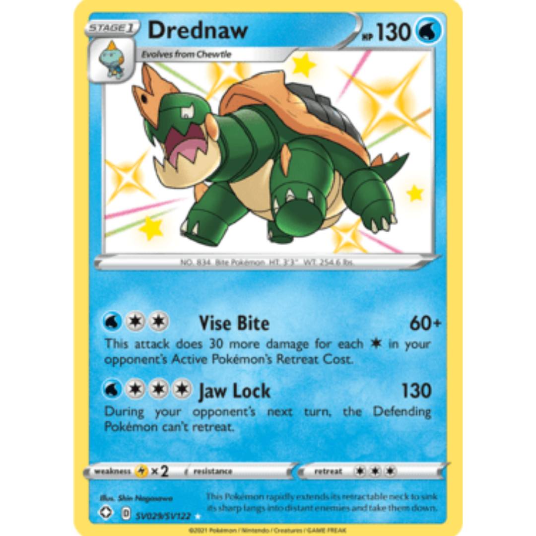 Drednaw SV029 - Holofoil Shining Fates Shiny Vault - Shiny Holo Rare