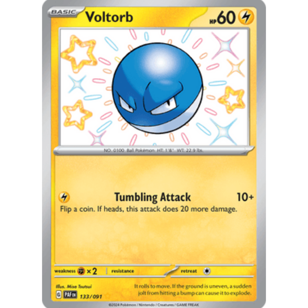 Voltorb 133 - Holofoil SV Paldean Fates - Shiny Rare