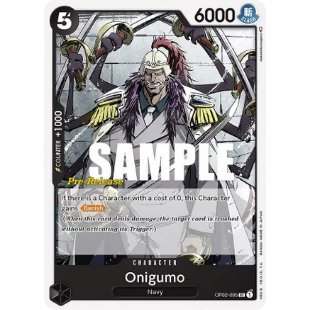 Onigumo (OP02-095) - Paramount War Pre-Release Cards