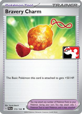 Bravery Charm 173 - Holofoil Prize Pack Series Cards - Uncommon