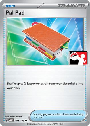Pal Pad 182 - Holofoil Prize Pack Series Cards - Common