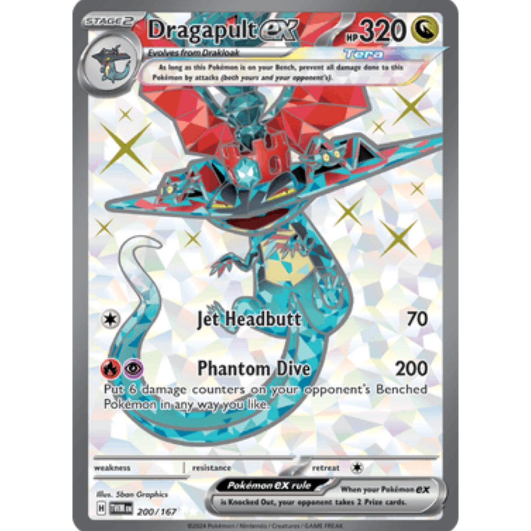 Dragapult ex 200/167 - Holofoil SV06 Twilight Masquerade - Ultra Rare