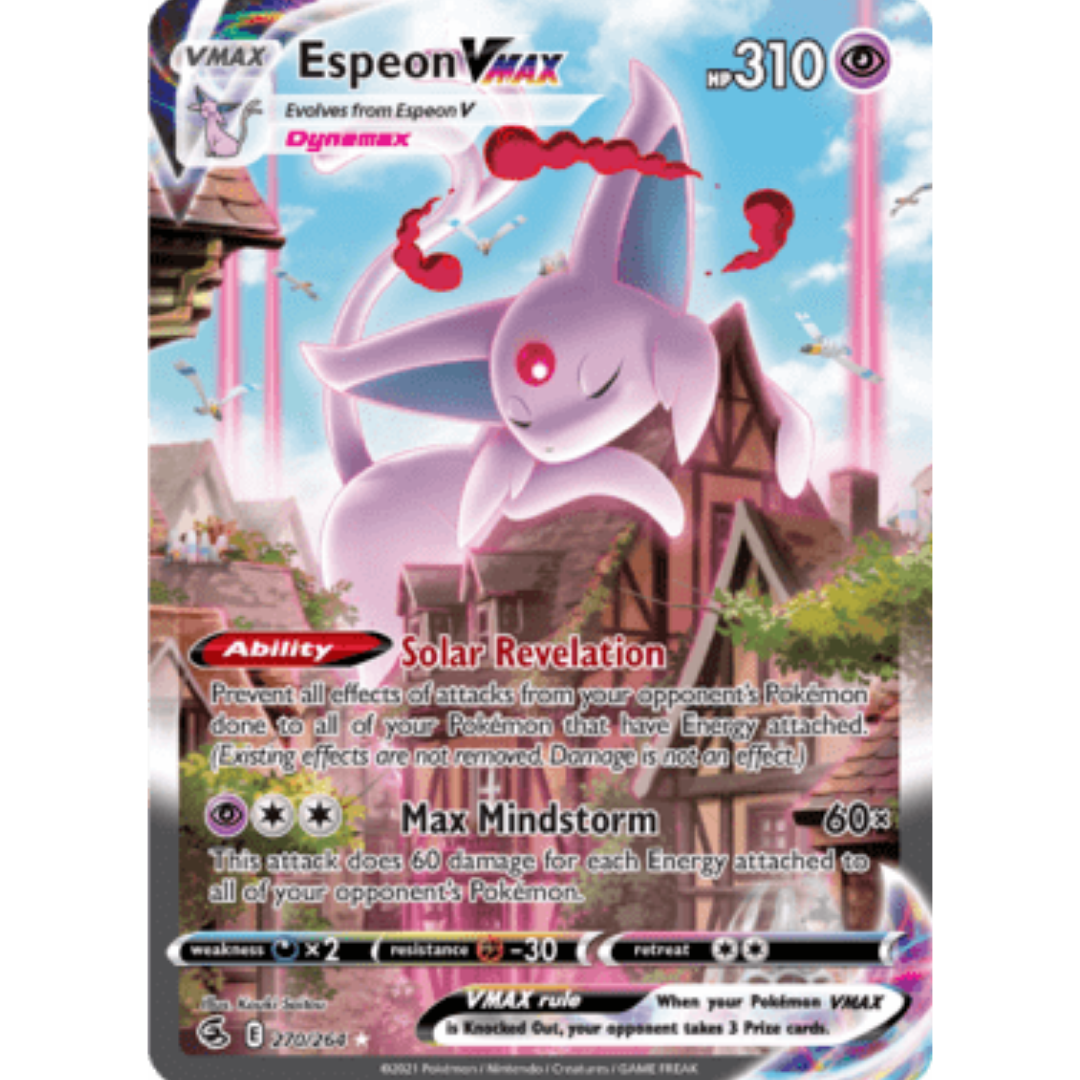 Espeon VMAX (Alternate Art Secret) 270 - Holofoil SWSH08 Fusion Strike - Secret Rare