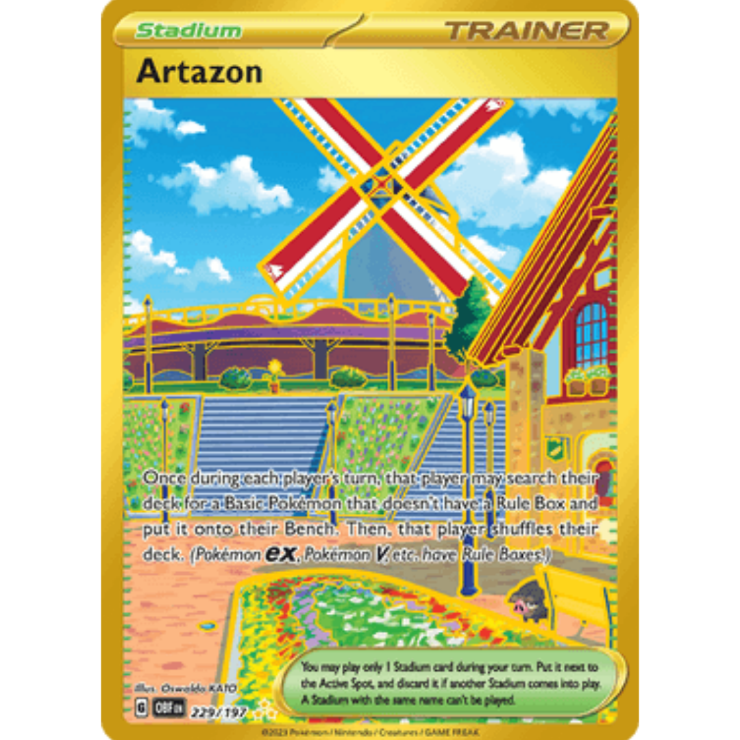Artazon 229/197 - Holofoil SV03 Obsidian Flames - Hyper Rare