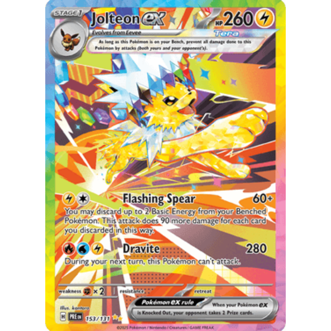 Jolteon ex 153/131 - Holofoil SV Prismatic Evolutions - Special Illustration Rare