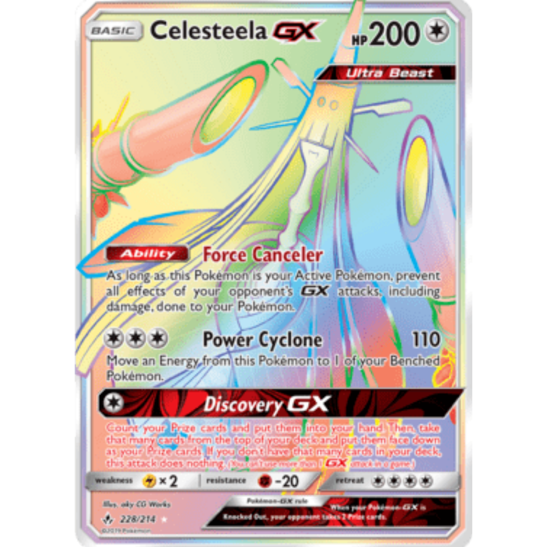 Celesteela GX (Secret) - Holofoil SM Unbroken Bonds - Secret Rare
