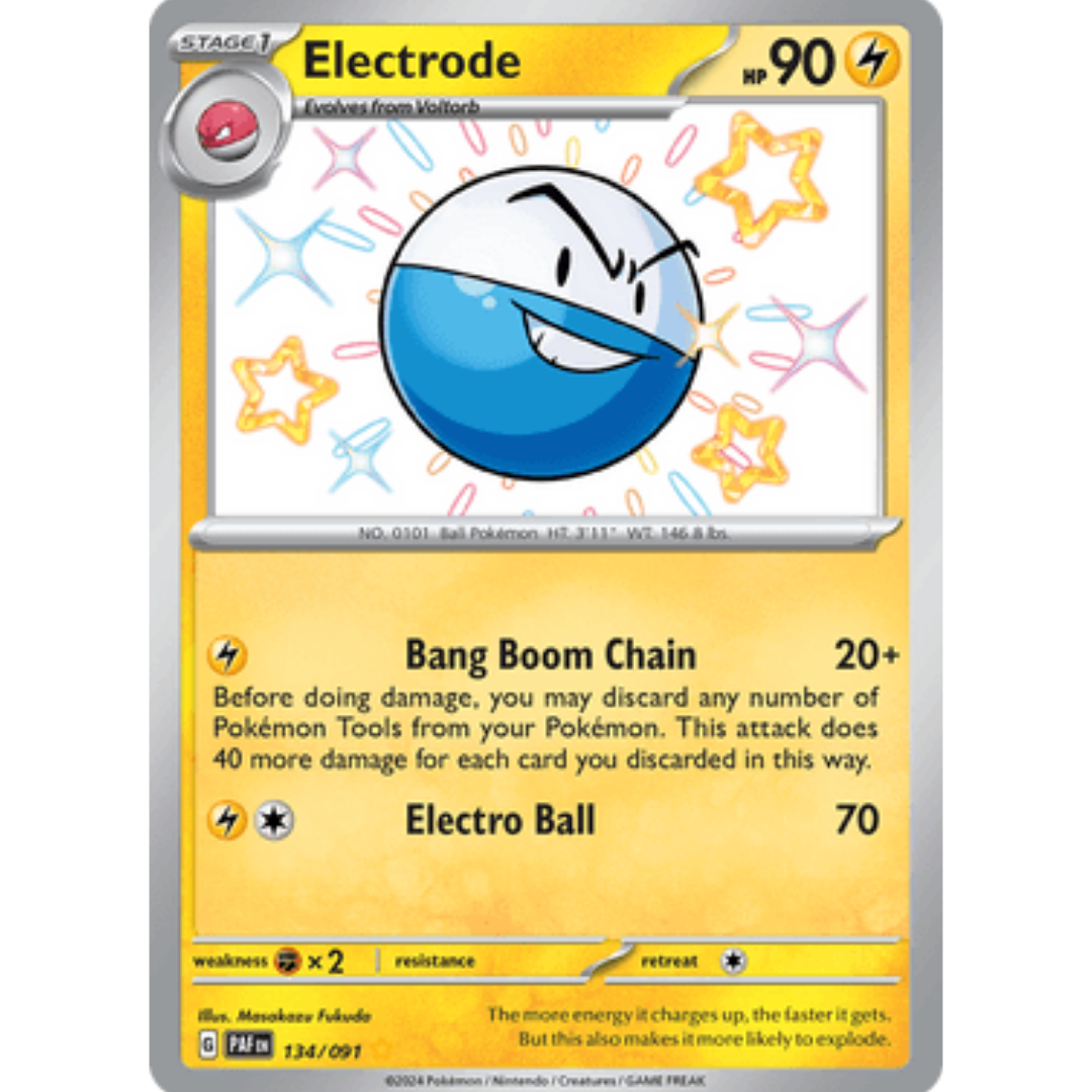 Electrode 134 - Holofoil SV Paldean Fates - Shiny Rare