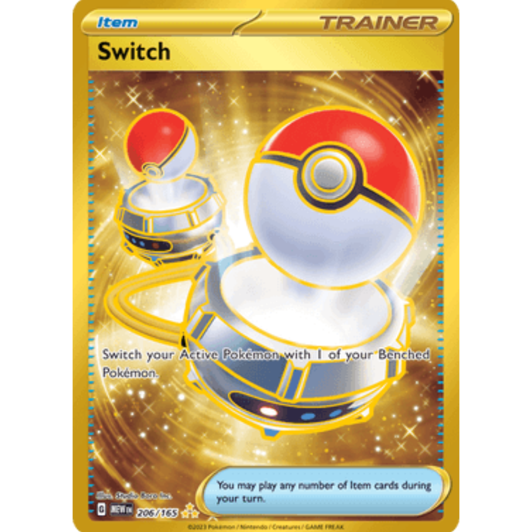 Switch 206/165 - Holofoil SV Scarlet & Violet 151 - Hyper Rare