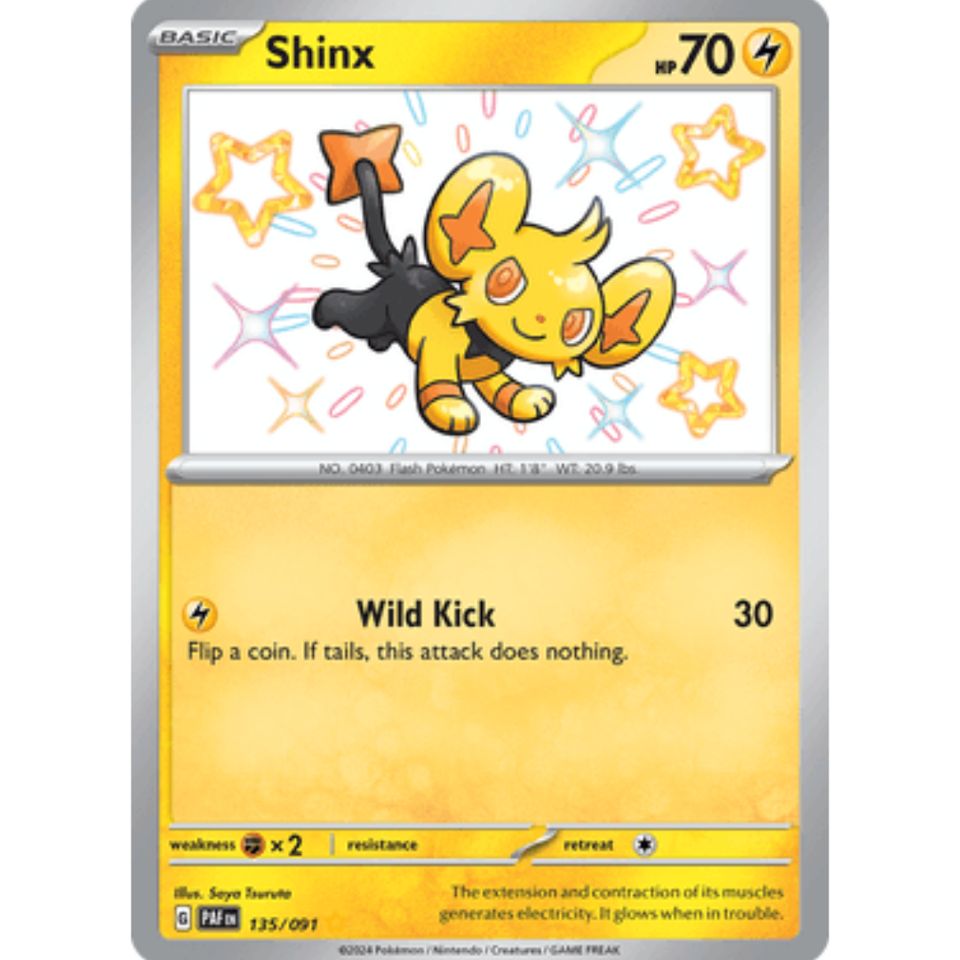 Shinx 135 - Holofoil SV Paldean Fates - Shiny Rare