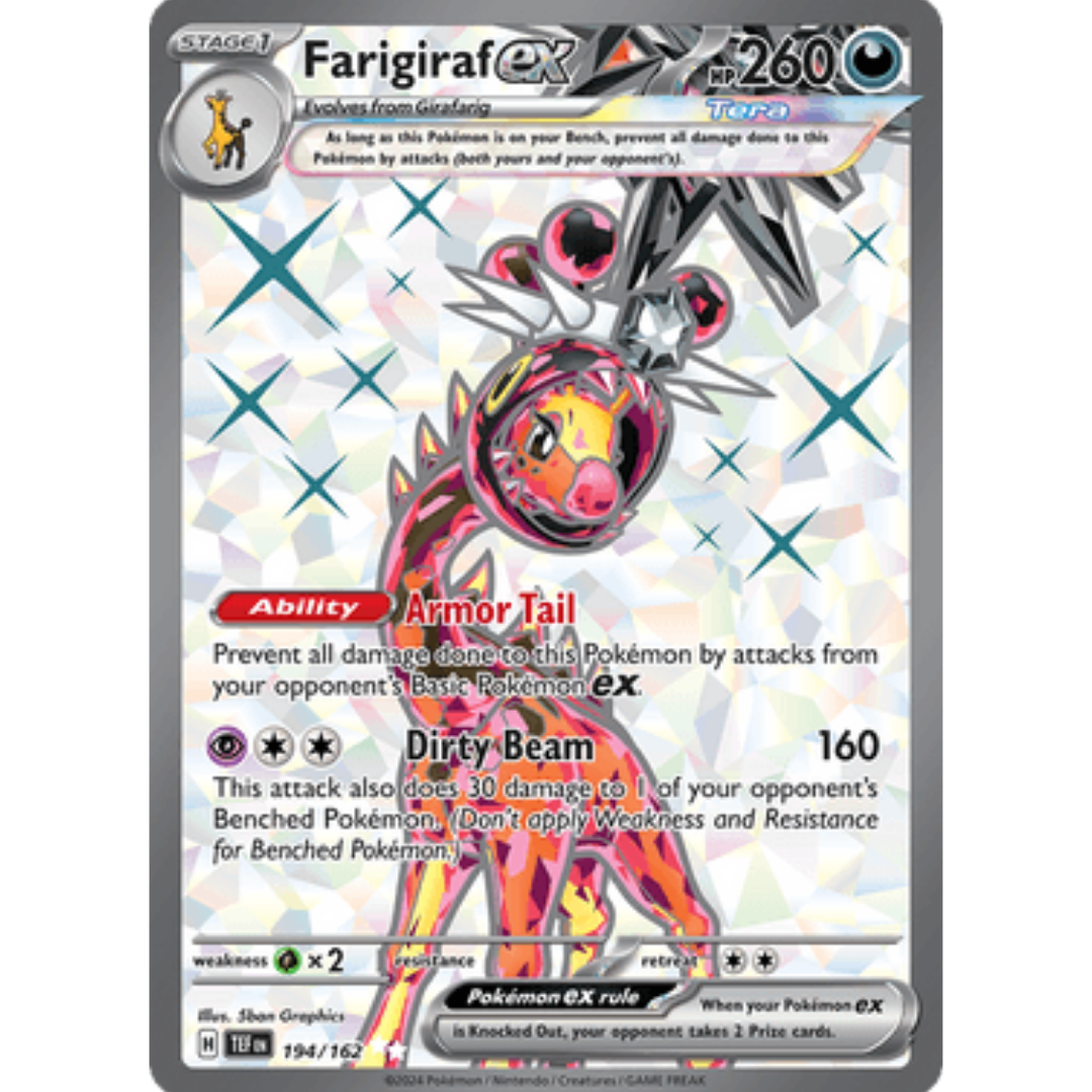 Farigiraf ex 194/162 - Holofoil SV05 Temporal Forces - Ultra Rare