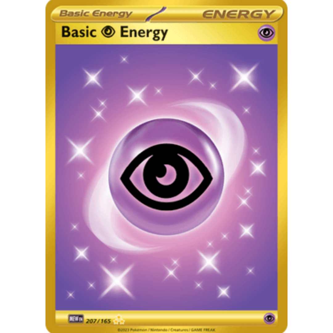 Basic Psychic Energy 207/165 - Holofoil SV Scarlet & Violet 151 - Hyper Rare