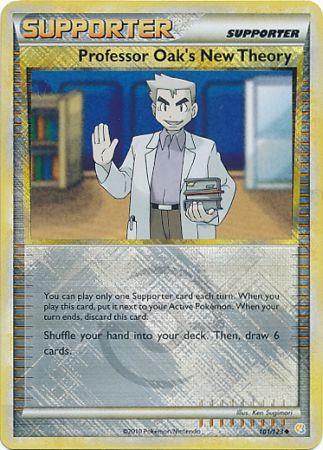 Professor Oak's New Theory - 101/123 (League Promo)/123 - Reverse Holofoil League & Championship Cards - Promo